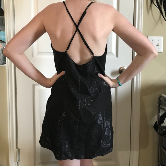 Black sequin cocktail dress SOLD - Picture 2 of 4